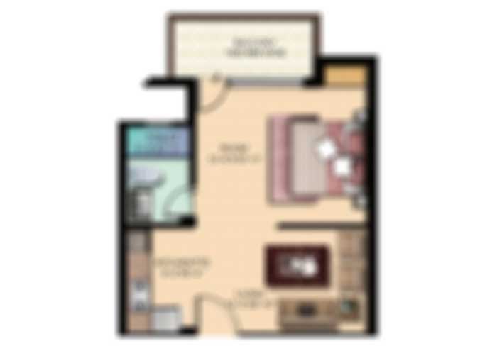 Crecent Jogeshwari 2 BHK Smart Type 1